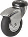 Bolt-Hole Caster 3 dia Swivel Rubber