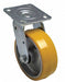 Plate Caster Swivel Polyurethane 9 1/2 H
