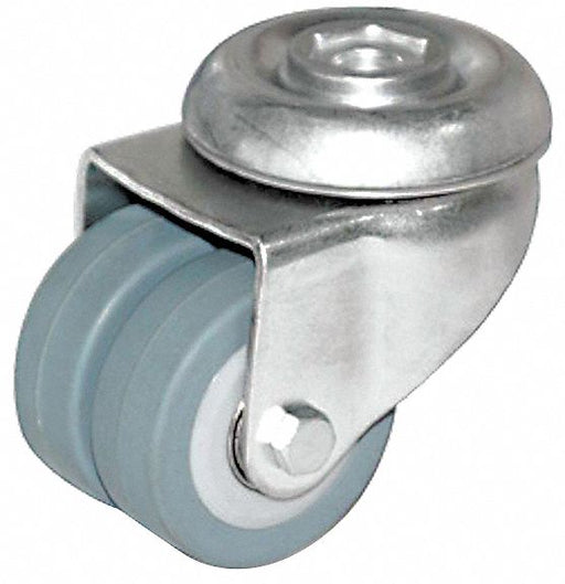 Bolt-Hole Caster 2 dia Swivel Rubber
