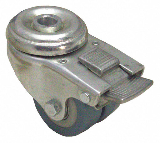 Bolt-Hole Caster 2 dia Swivel Rubber