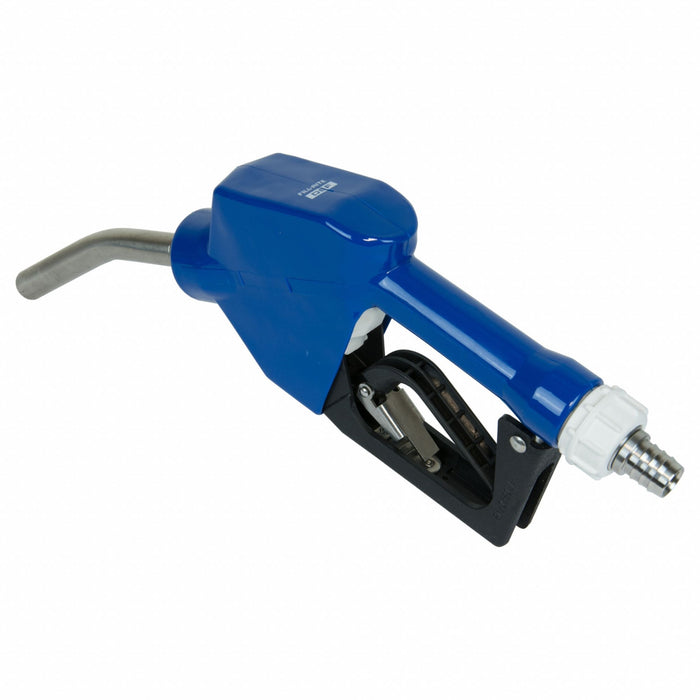 DrumPumpNozzle Blue Curved6-1/2inSSSpout