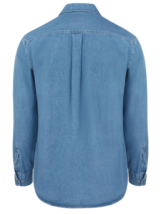Men's Denim Long-Sleeve Work Shirt