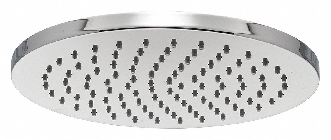 Rain Shower Head Flat Circle 2.5 gpm
