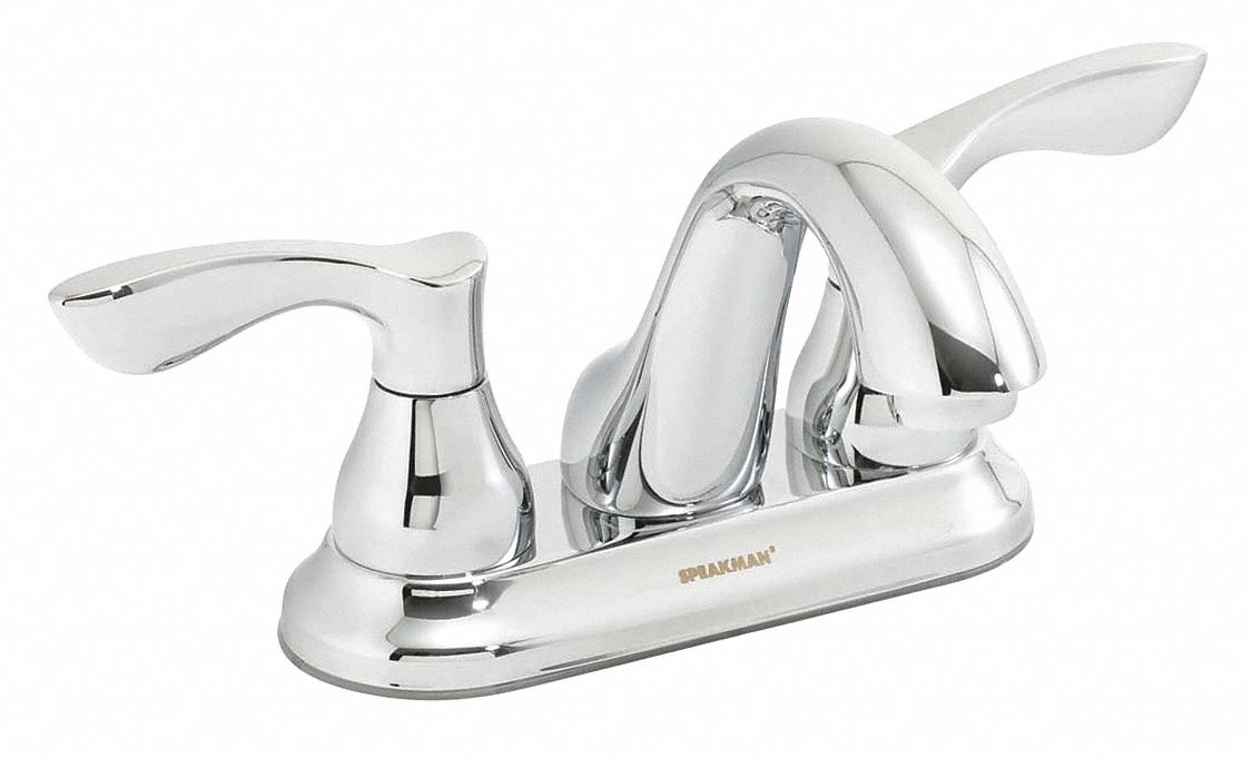Mid Arc Chrome Speakman Chelsea Brass