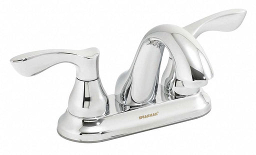 Mid Arc Chrome Speakman Chelsea Brass