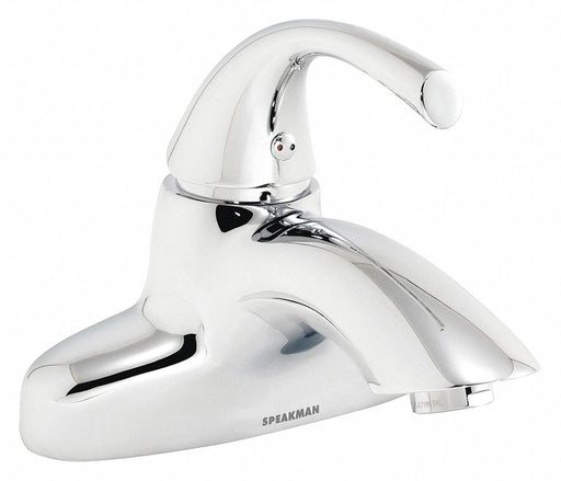 Low Arc Chrome Speakman Echo Brass