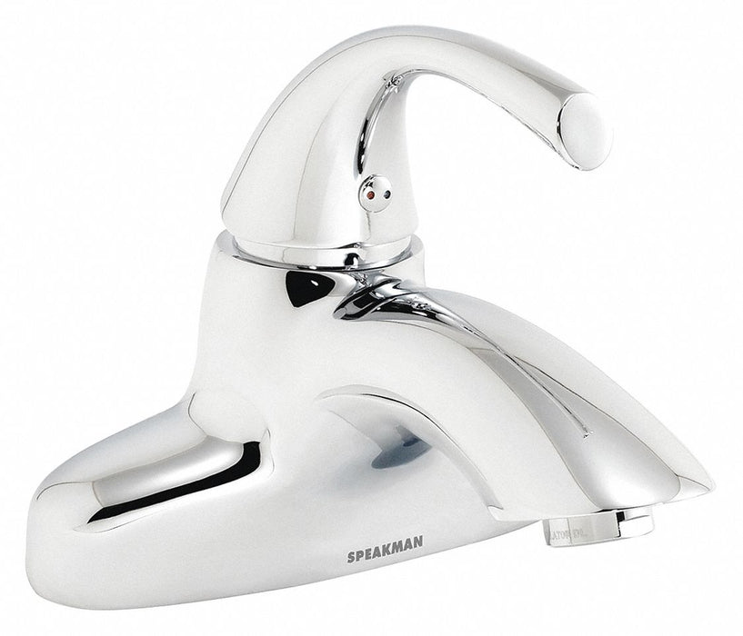 Low Arc Chrome Speakman Echo Brass