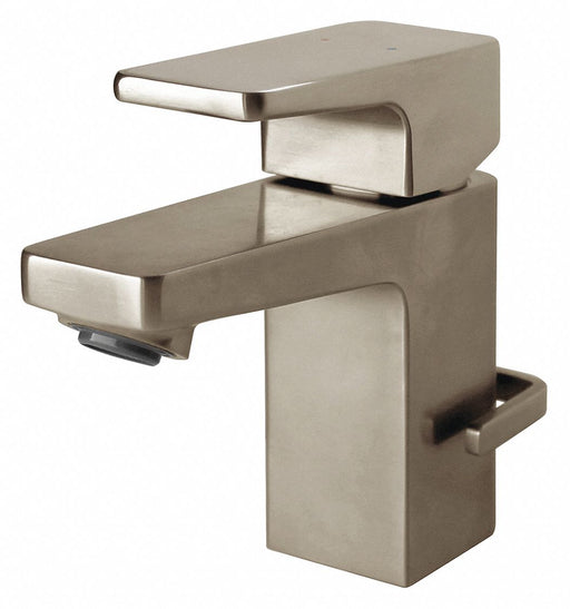 Straight Brushed Nickel Speakman Kubos