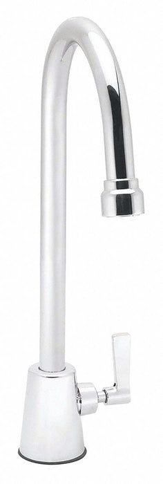 Gooseneck Chrome Brass 0.5gpm