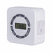 Plug-In-Timer Switch White 15 A