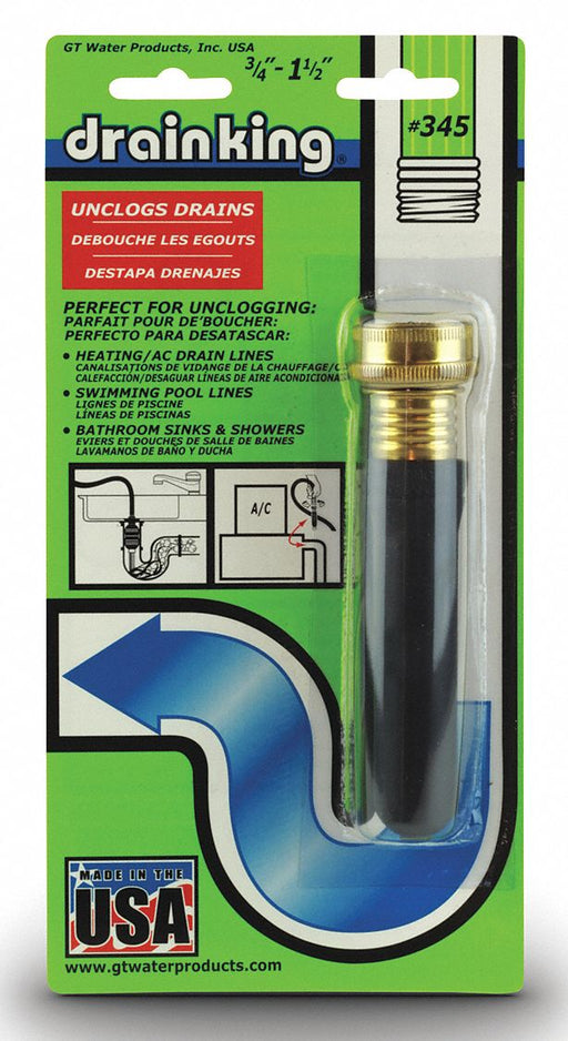 Drain Opener 3/4 to 1-1/2 Size