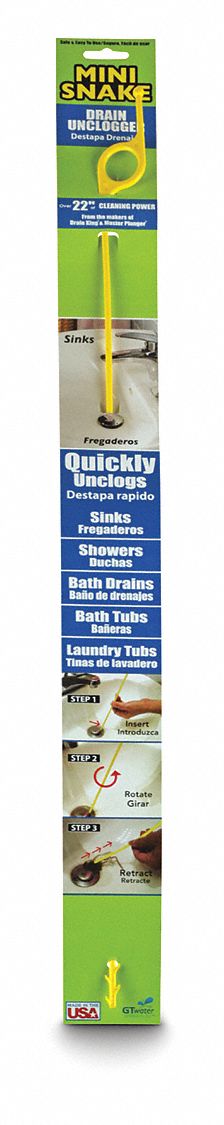 Drain Cleaning Tool Resin 26 Size