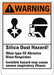 Warning Sign 10in x 7in Non-PVC Polymer