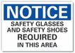 Notice Sign 7 inx10 in Non-PVC Polymer