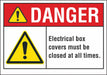Danger Sign 10inx14in Non-PVC Polymer