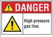 Danger Sign 7 in x 10 in Non-PVC Polymer