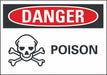 Danger Sign 10inx14in Non-PVC Polymer
