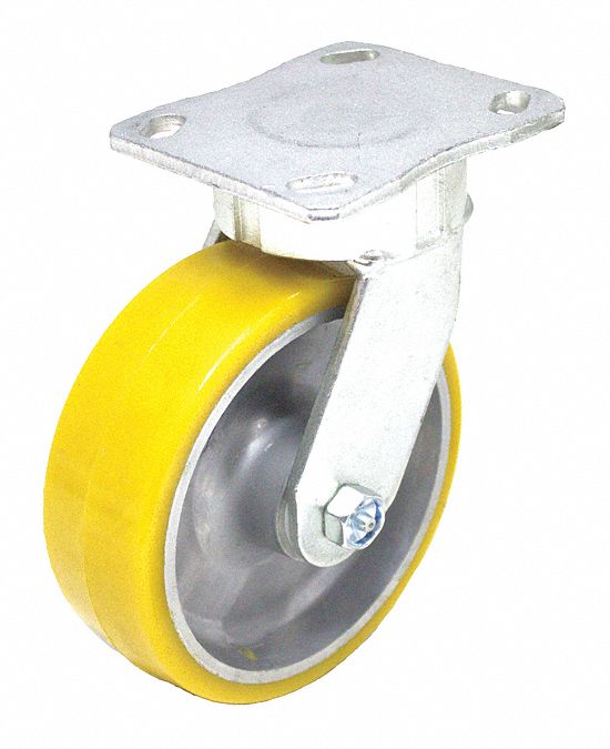 PlateCaster Swivel Polyurethane 10 1/8 H