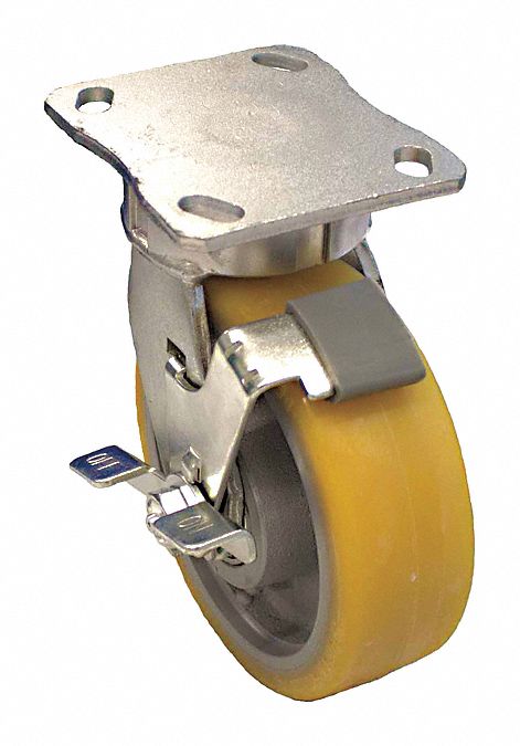 PlateCaster Swivel Polyurethane 7 7/16 H
