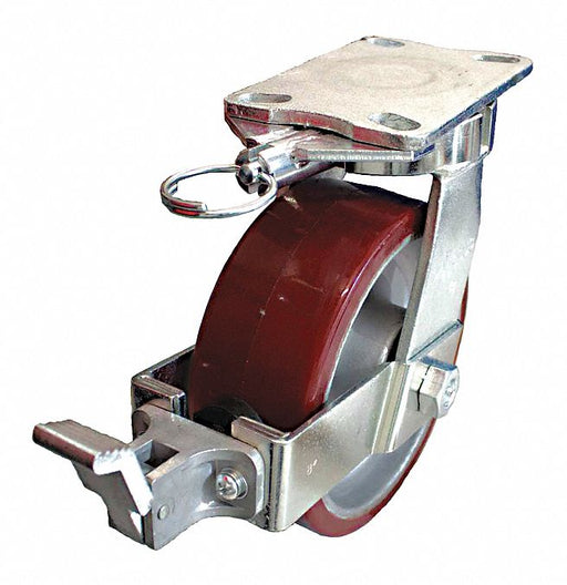 PlateCaster Swivel Polyurethane 10 1/8 H
