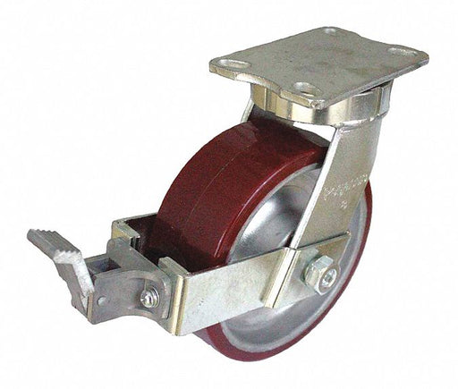 PlateCaster Swivel Polyurethane 10 1/8 H