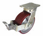 PlateCaster Swivel Polyurethane 10 1/8 H
