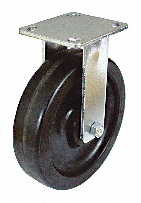 Plate Caster Rigid Phenolic 7 1/2 H