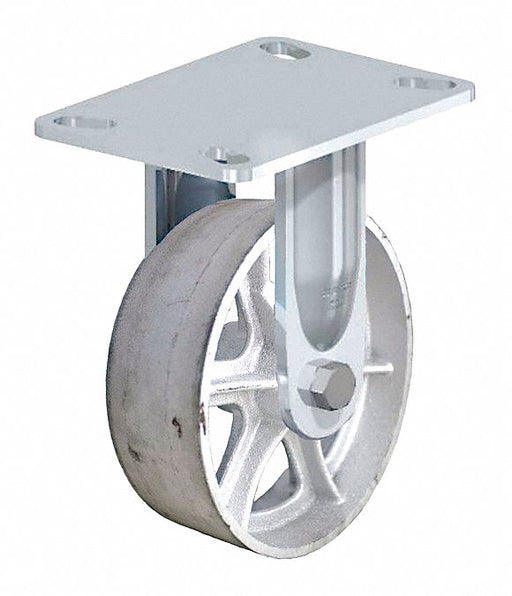 Plate Caster Rigid Iron 9 11/16 H