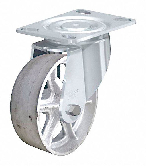 Plate Caster Swivel Iron 9 11/16 H