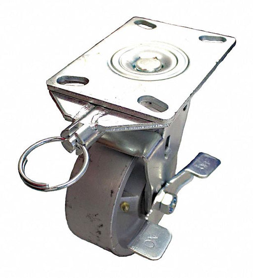 Plate Caster Swivel Iron 9 1/2 H