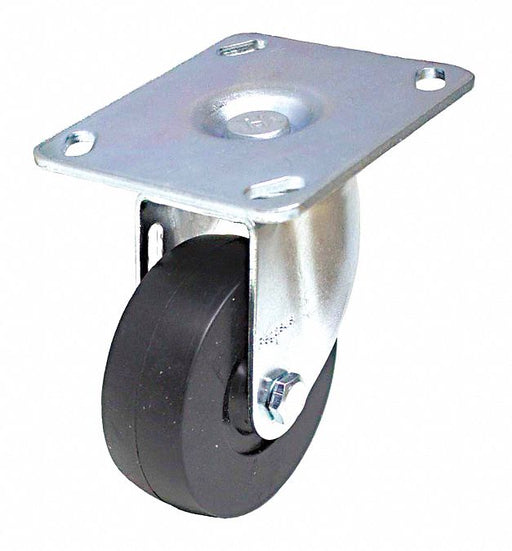 Plate Caster Swivel Rubber 5 1/8 H
