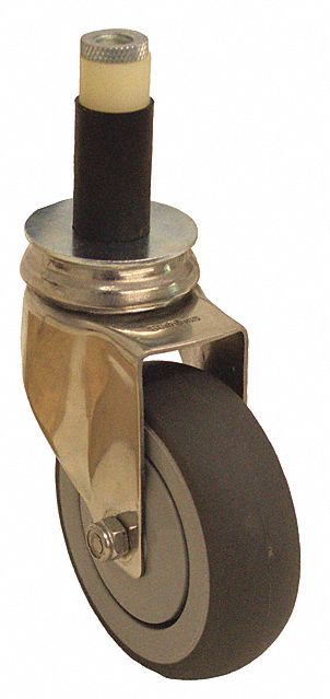 Stem Caster 4 dia Rubber 190lb