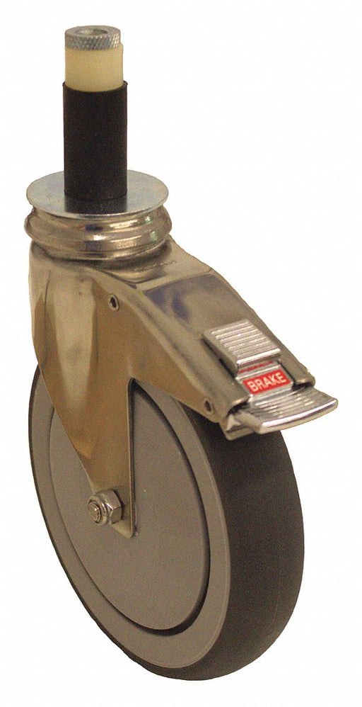 Stem Caster 6 dia Rubber 240lb