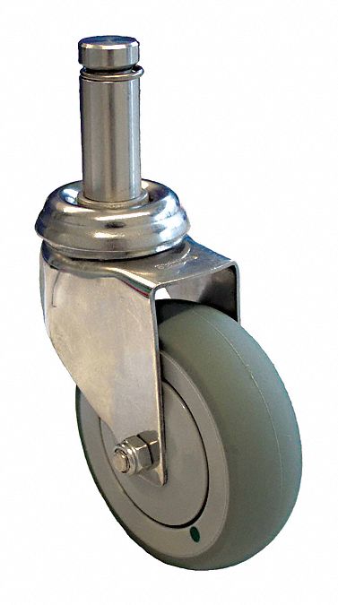 Stem Caster 3 dia Rubber 165lb