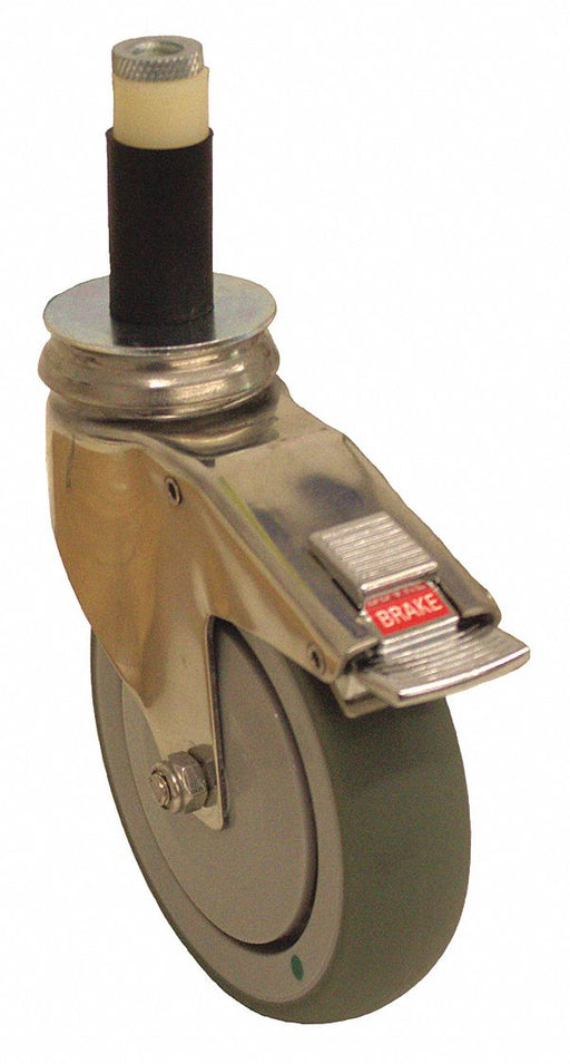 Stem Caster 6 dia Rubber 240lb