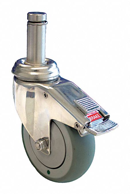 Stem Caster 4 dia Rubber 190lb
