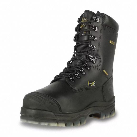 Work Boot Black Leather Lace 8 Sz 10 PR