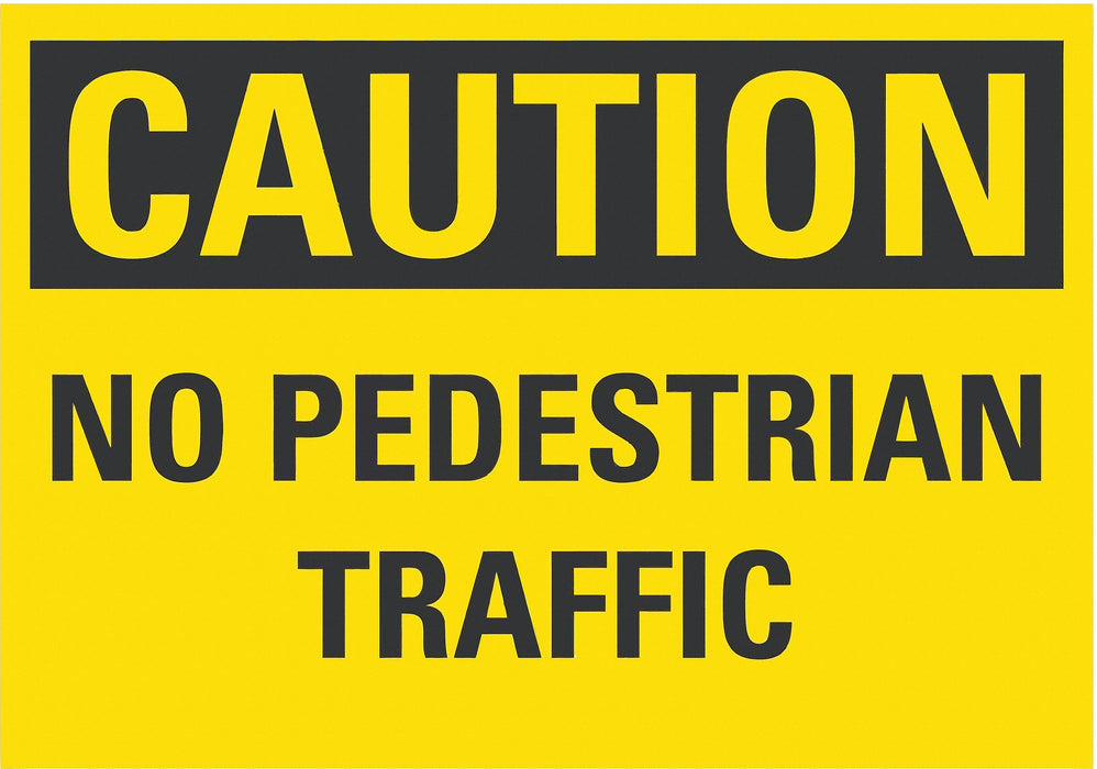 Eco-Decal Pedestrian Traffic 7inx10in