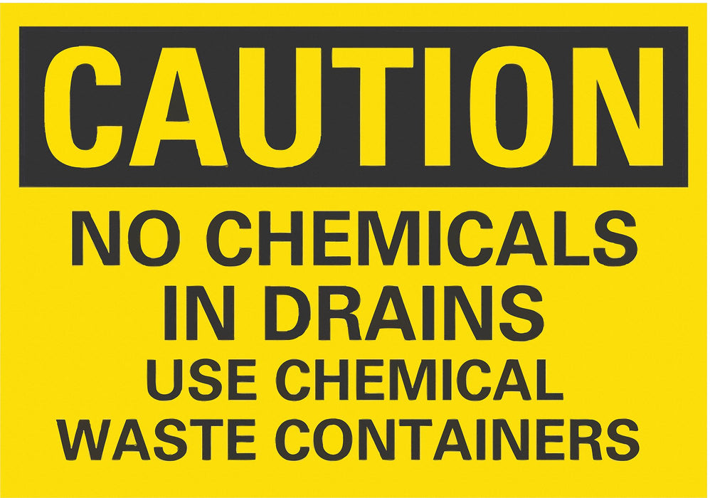 Caution Sign 10inx14in Non-PVC Polymer