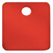 Blank Tag Aluminum 2in H 2in W Red PK25