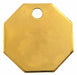 Blnk Tag Brass 1 1/4in H 1 1/4in W PK100
