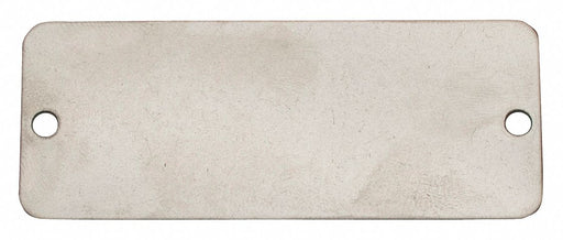 Blank Tag Alum 1in H 3in W Silver PK100