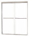 Shower Door Silver Dbl Slid 65 in