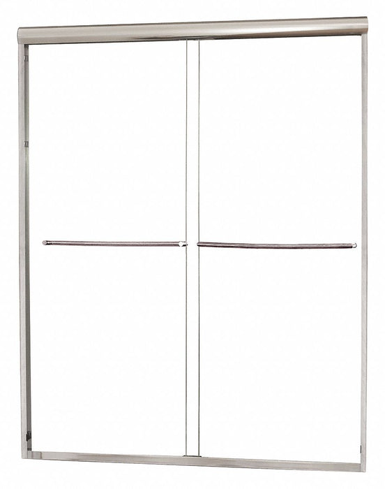 Shower Door Silver Dbl Slid 72 in