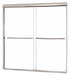 Tub Door Silver Dbl Slid 55 in