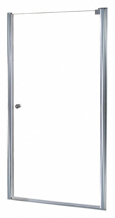 Shower Door Silver Pivot 72 in