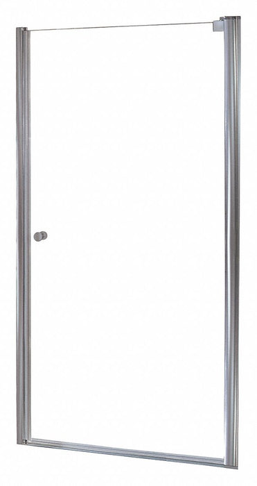 Shower Door Brush Nickel Pivot 72 in