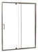 Shower Door Brush Nickel Pivot 69 in