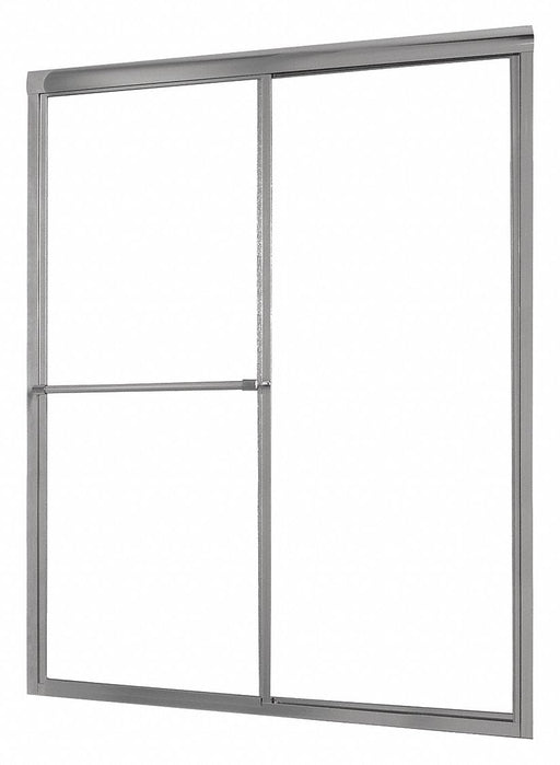 Shower Door Silver Dbl Slid 70 in