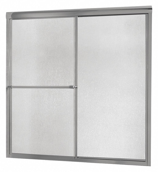 Tub Door Silver Dbl Slid 58 in